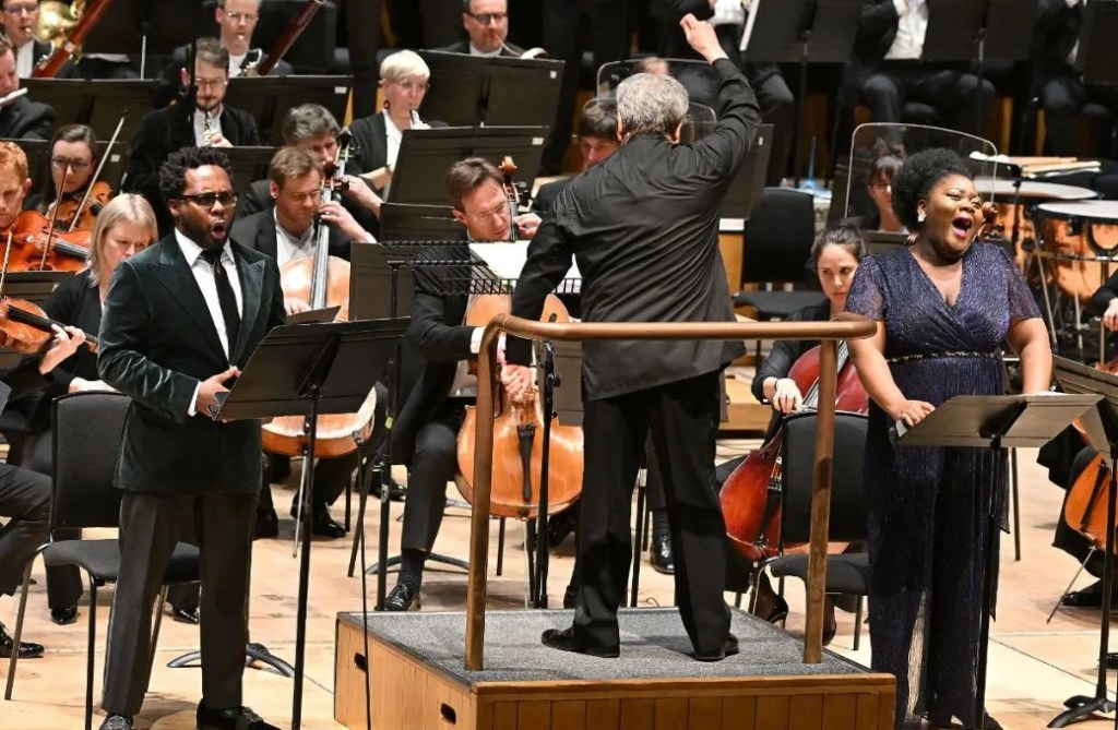 With the London Symphony Orchestra